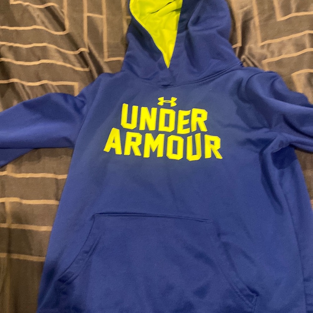 Blue under armour hoodie